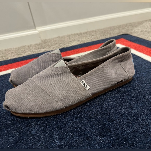 Toms Men Classics Movember Grey Suede shoes, Size 11 - Picture 2 of 12